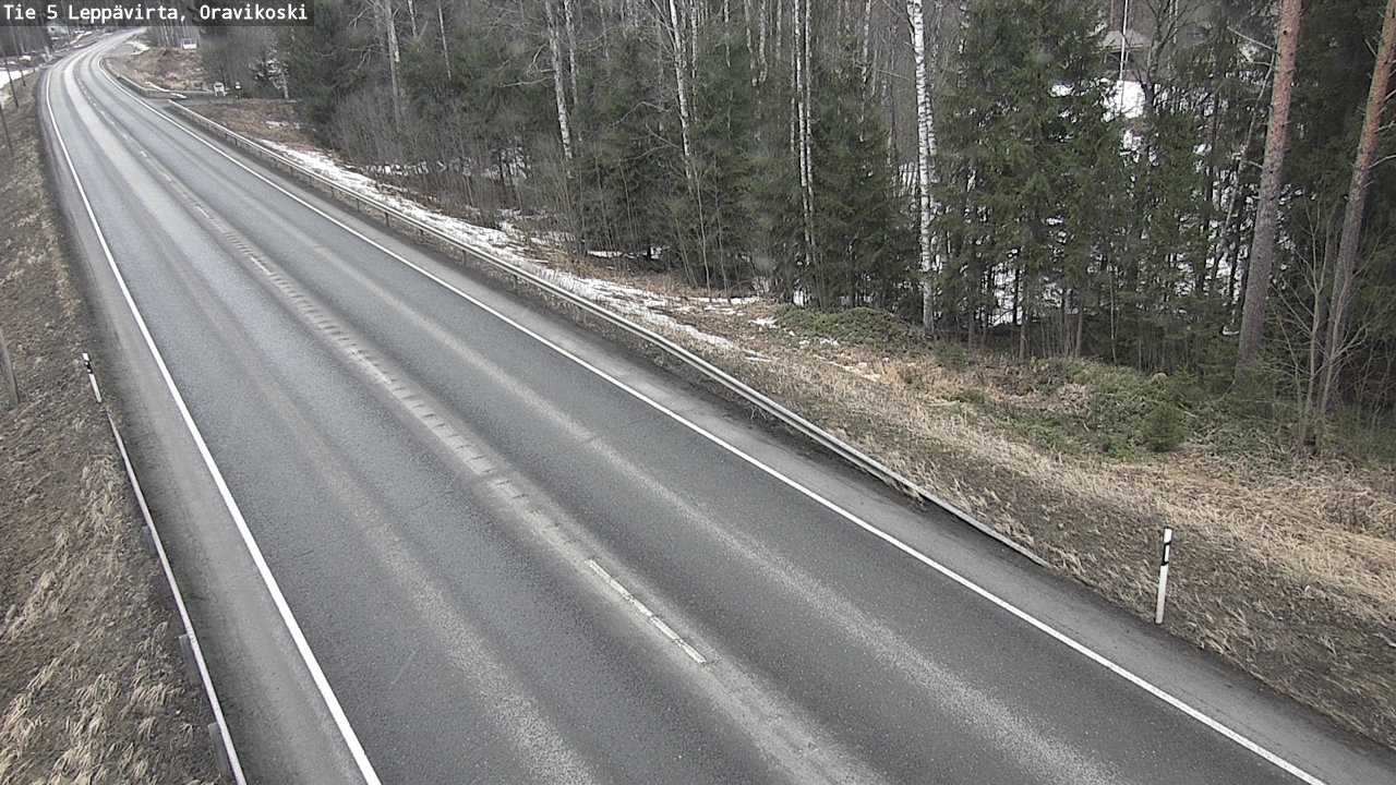 Kelikamerat Kuva Tie 5 Leppävirta, Oravikoski, Leppävirta, Pohjois-Savo