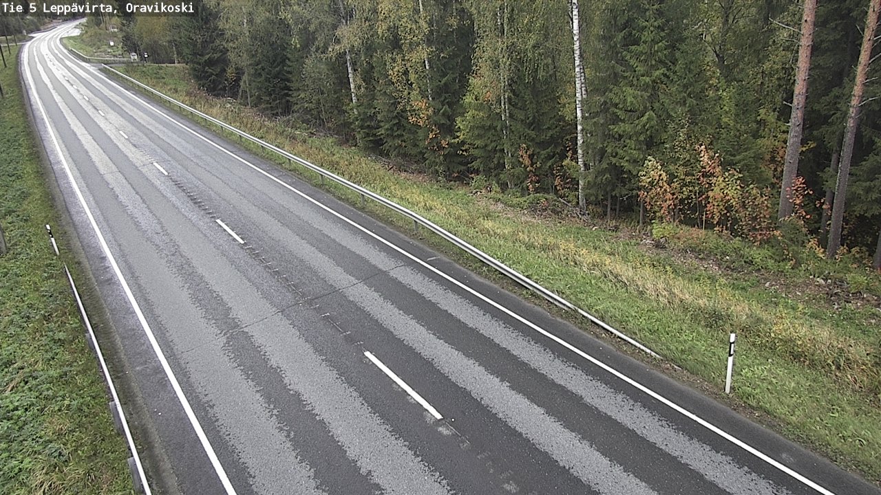 Kelikamerat Kuva Tie 5 Leppävirta, Oravikoski, Leppävirta, Pohjois-Savo