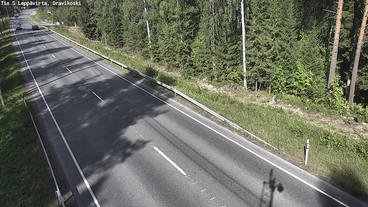 Kelikamerat Kuva Tie 5 Leppävirta, Oravikoski, Leppävirta, Pohjois-Savo