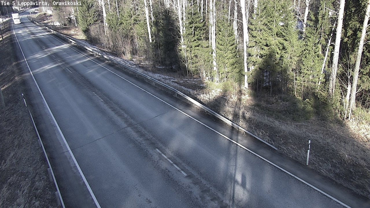 Kelikamerat Kuva Tie 5 Leppävirta, Oravikoski, Leppävirta, Pohjois-Savo