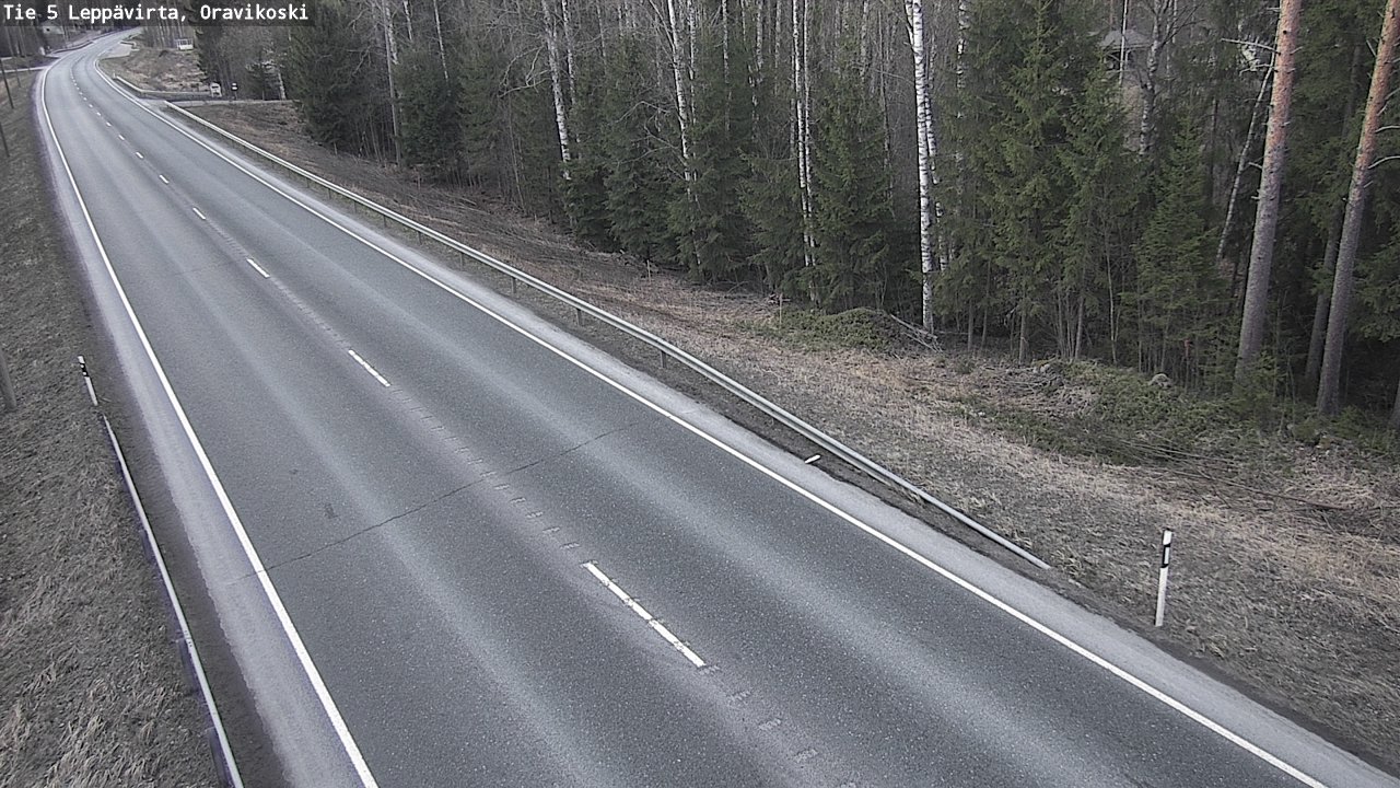 Kelikamerat Kuva Tie 5 Leppävirta, Oravikoski, Leppävirta, Pohjois-Savo