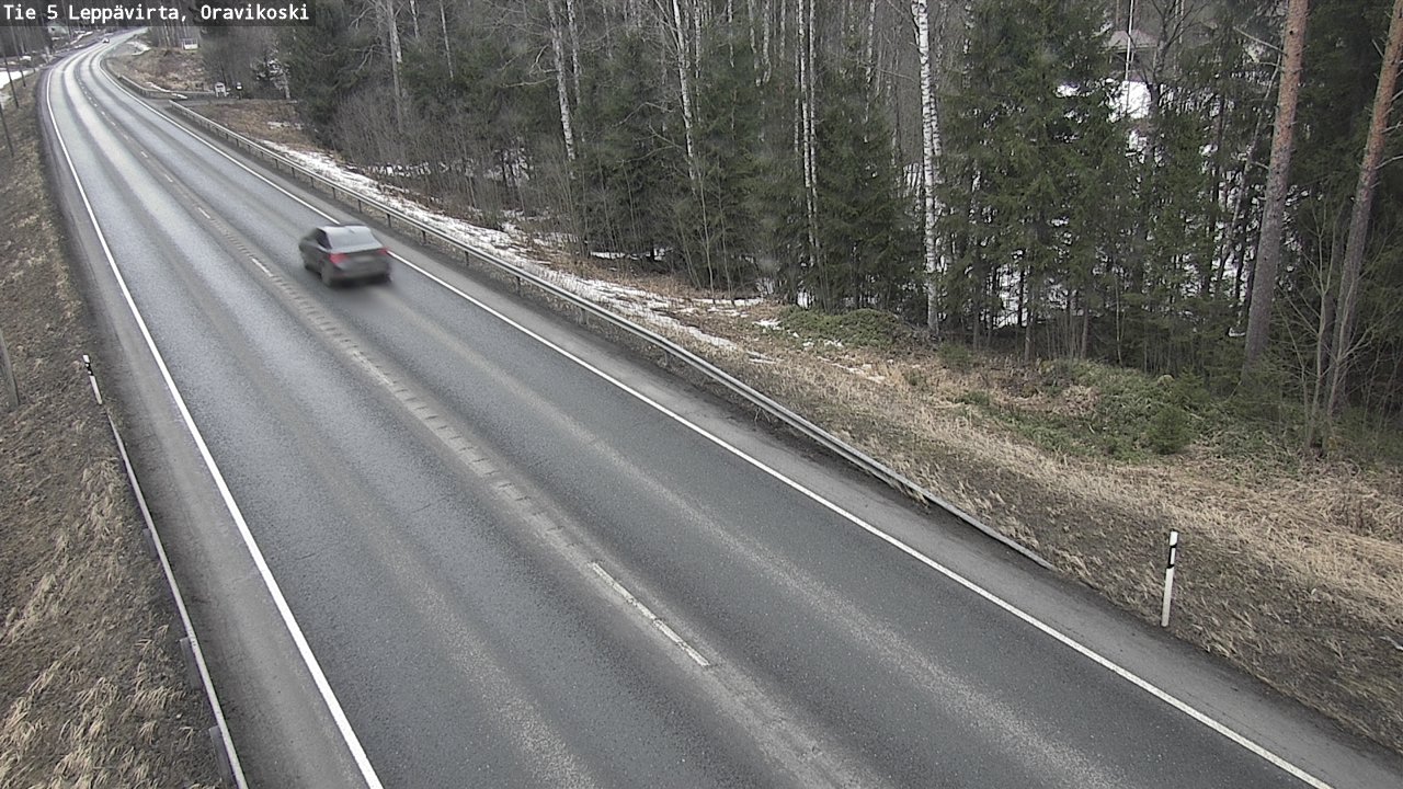 Kelikamerat Kuva Tie 5 Leppävirta, Oravikoski, Leppävirta, Pohjois-Savo