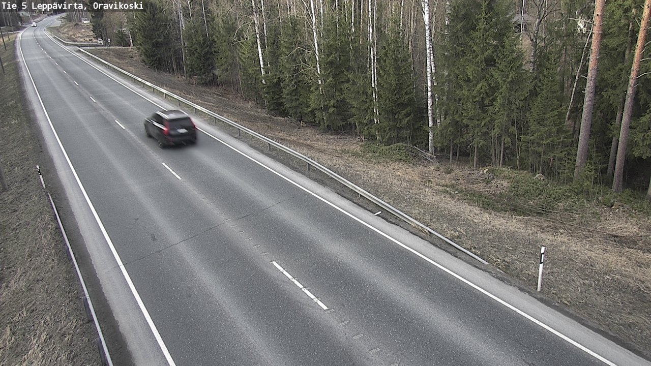 Kelikamerat Kuva Tie 5 Leppävirta, Oravikoski, Leppävirta, Pohjois-Savo