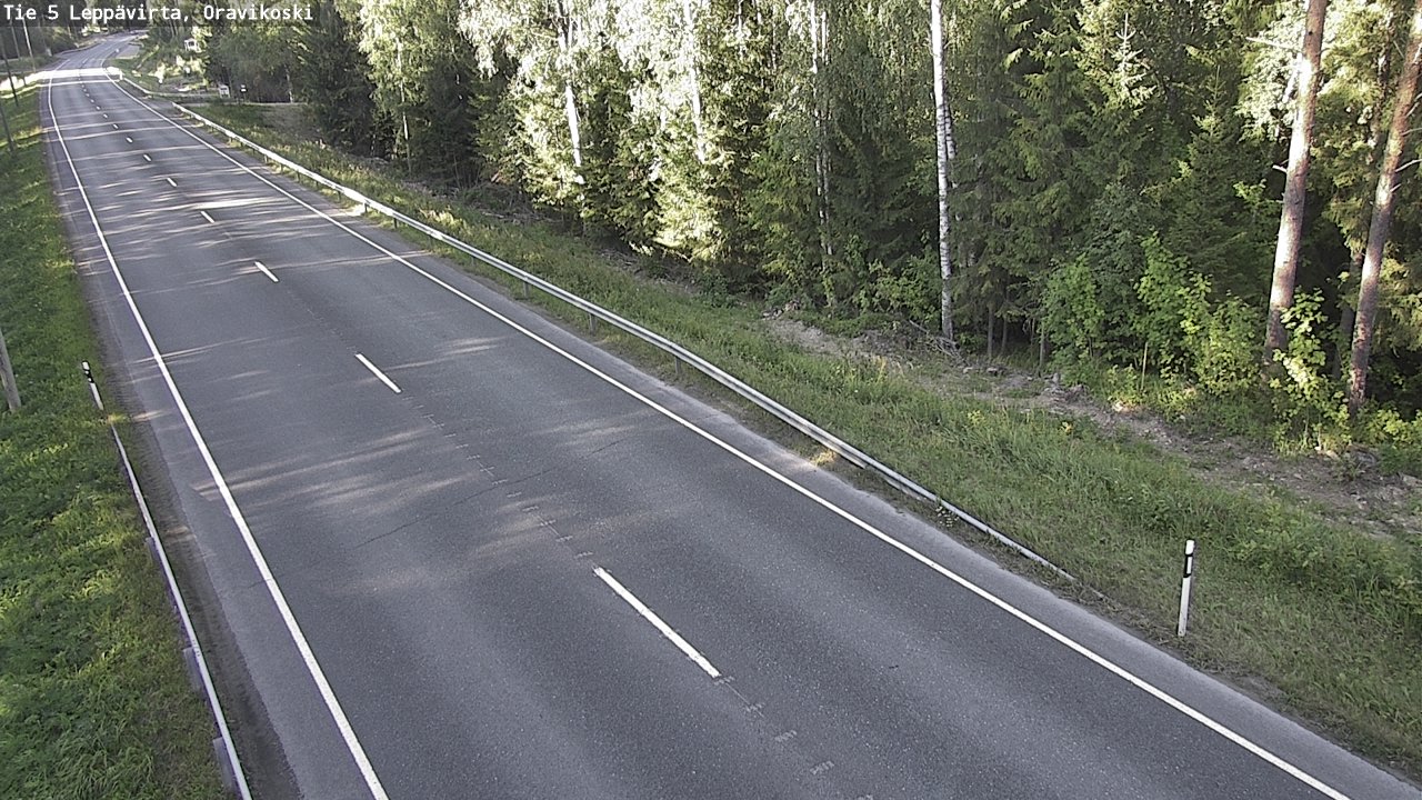 Kelikamerat Kuva Tie 5 Leppävirta, Oravikoski, Leppävirta, Pohjois-Savo