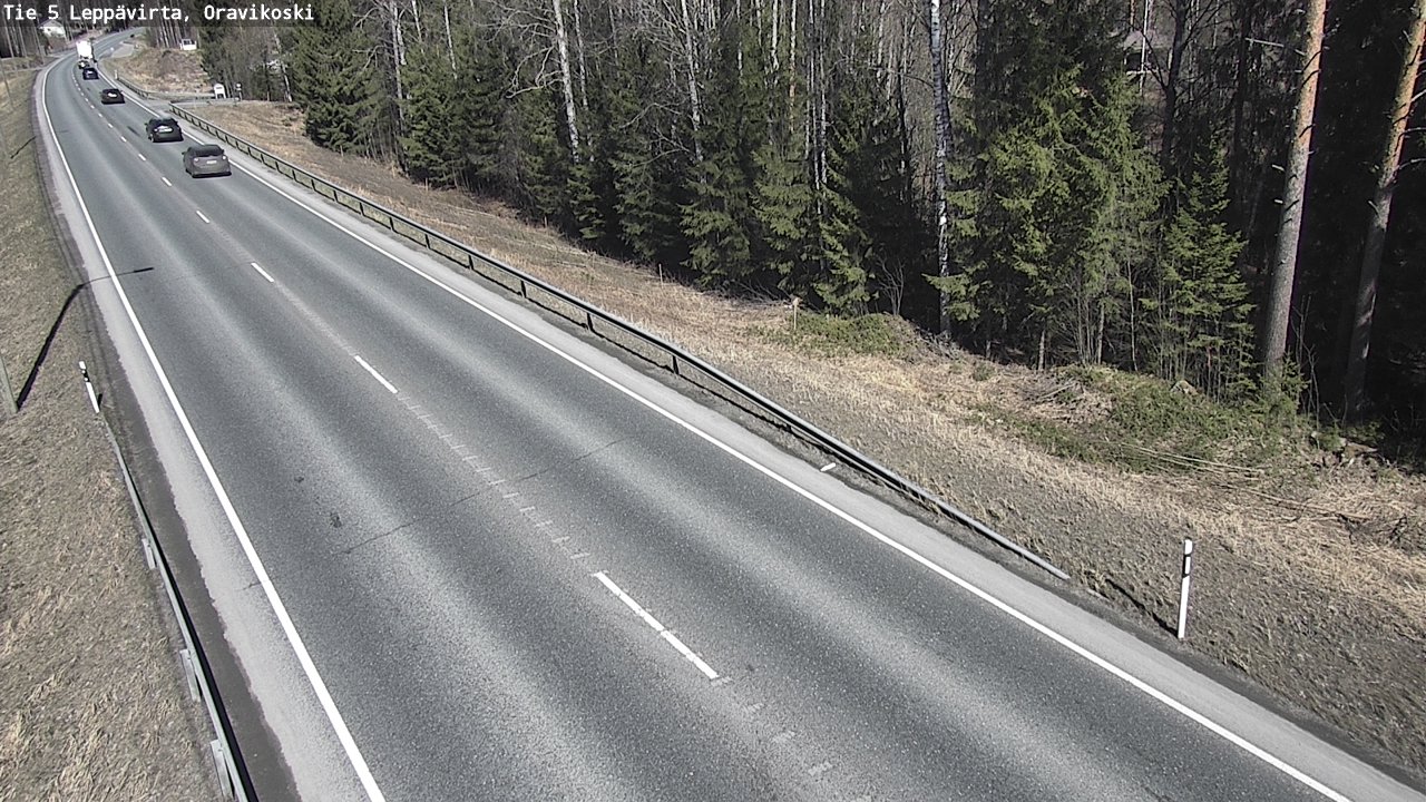 Kelikamerat Kuva Tie 5 Leppävirta, Oravikoski, Leppävirta, Pohjois-Savo