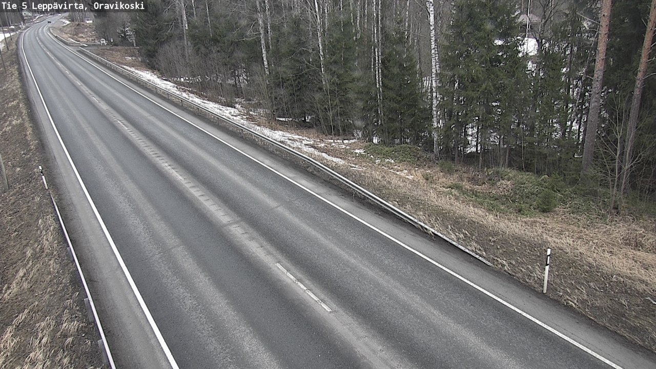 Kelikamerat Kuva Tie 5 Leppävirta, Oravikoski, Leppävirta, Pohjois-Savo