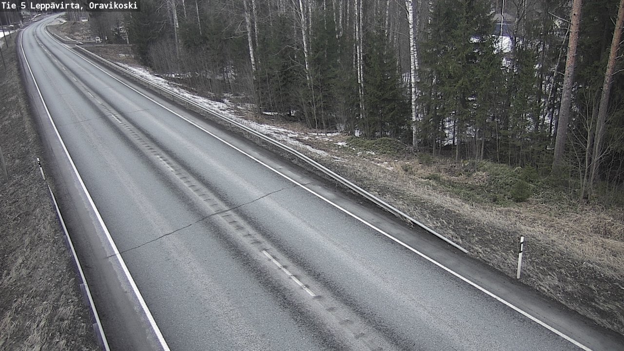 Kelikamerat Kuva Tie 5 Leppävirta, Oravikoski, Leppävirta, Pohjois-Savo