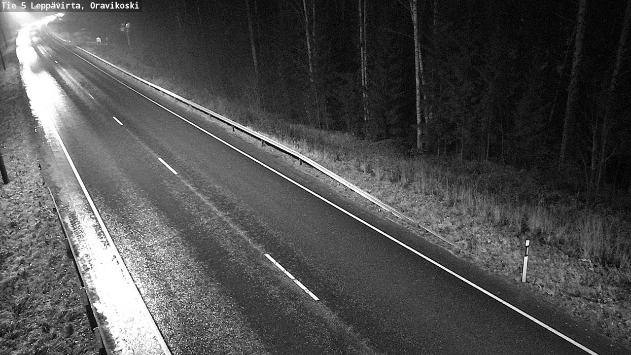 Weather Camera Image Road 5 Leppävirta, Oravikoski, Leppävirta, Pohjois-Savo