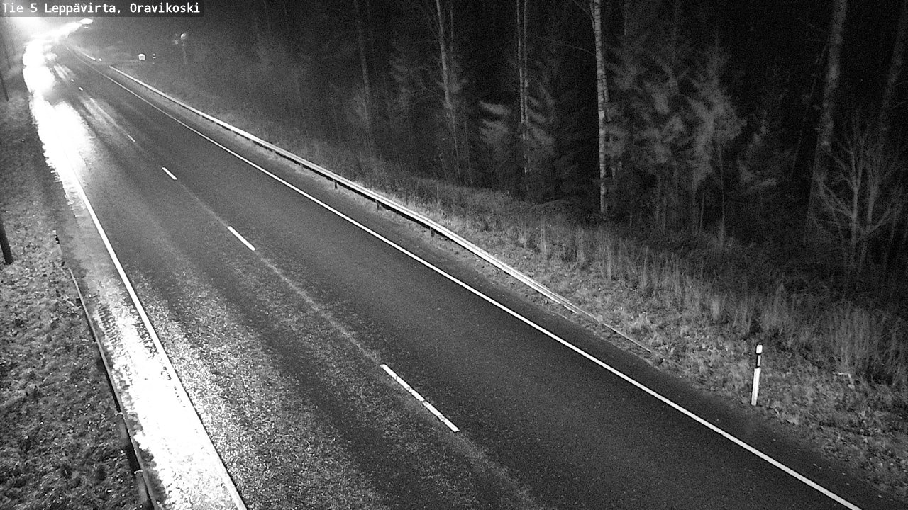 Weather Camera Image Road 5 Leppävirta, Oravikoski, Leppävirta, Pohjois-Savo