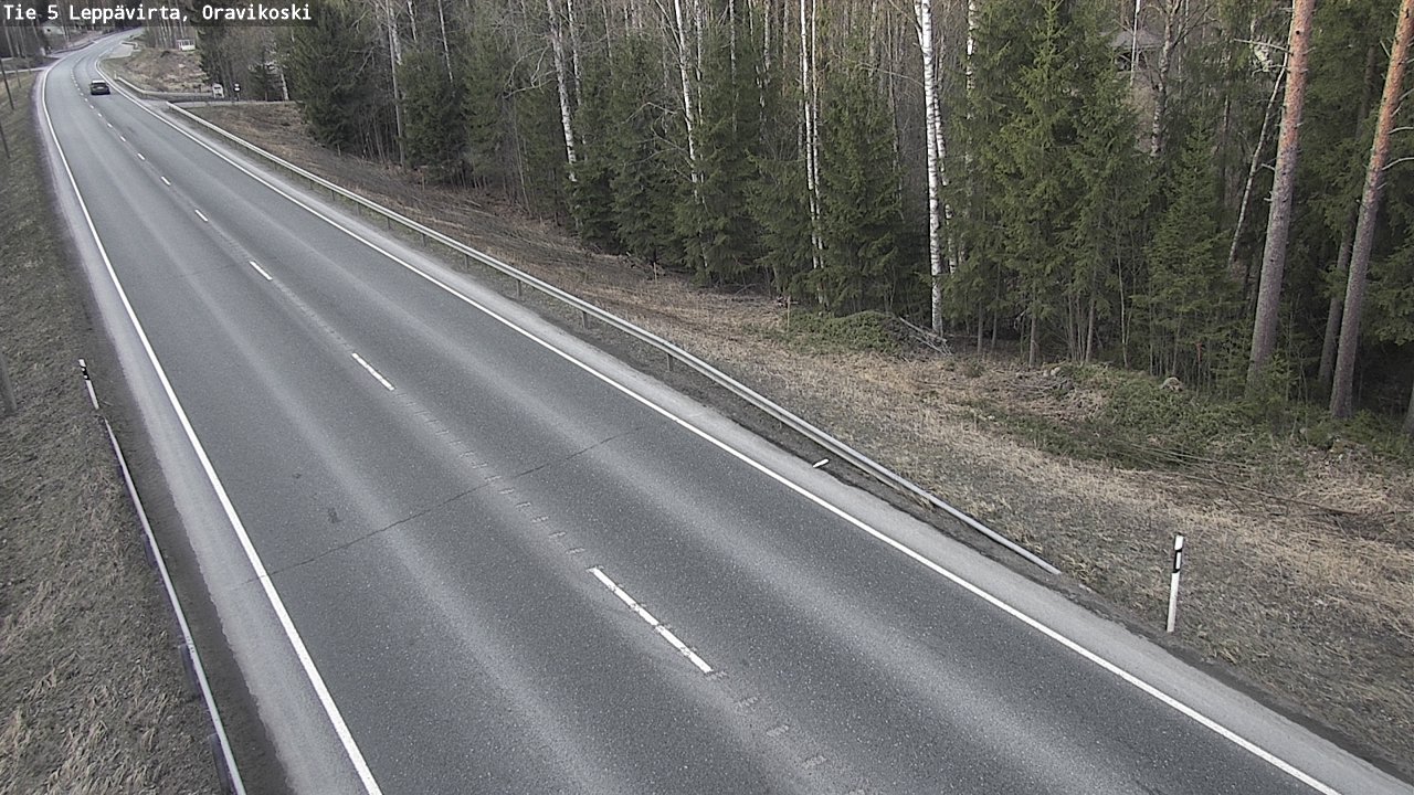 Kelikamerat Kuva Tie 5 Leppävirta, Oravikoski, Leppävirta, Pohjois-Savo