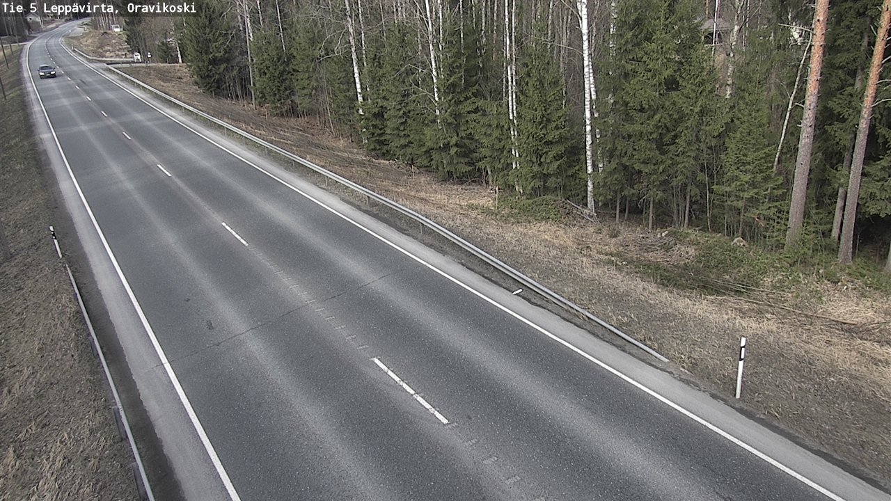 Kelikamerat Kuva Tie 5 Leppävirta, Oravikoski, Leppävirta, Pohjois-Savo