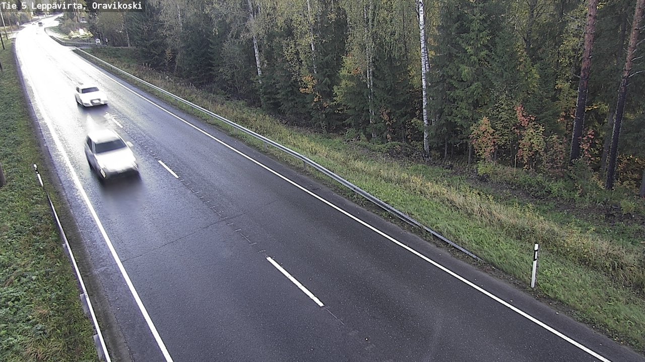 Kelikamerat Kuva Tie 5 Leppävirta, Oravikoski, Leppävirta, Pohjois-Savo