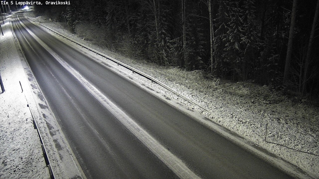 Kelikamerat Kuva Tie 5 Leppävirta, Oravikoski, Leppävirta, Pohjois-Savo