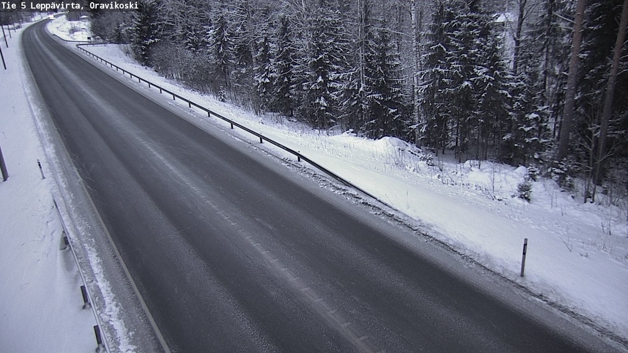 Kelikamerat Kuva Tie 5 Leppävirta, Oravikoski, Leppävirta, Pohjois-Savo