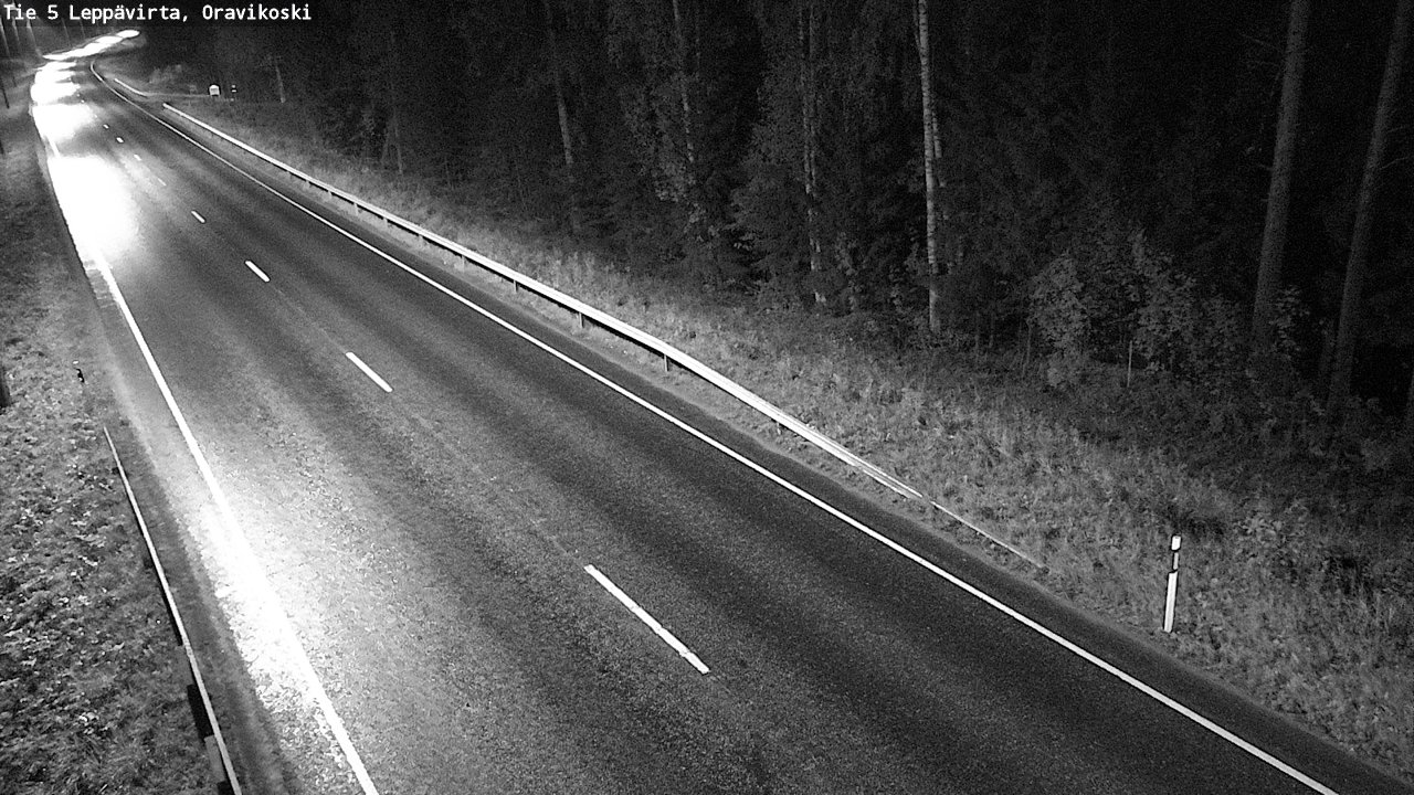 Kelikamerat Kuva Tie 5 Leppävirta, Oravikoski, Leppävirta, Pohjois-Savo
