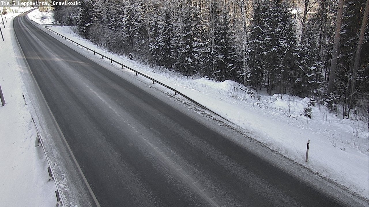 Kelikamerat Kuva Tie 5 Leppävirta, Oravikoski, Leppävirta, Pohjois-Savo