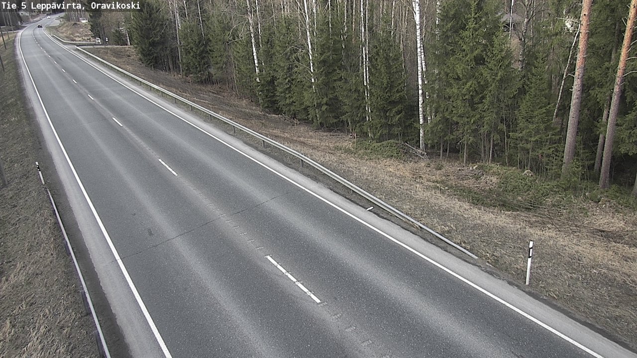 Kelikamerat Kuva Tie 5 Leppävirta, Oravikoski, Leppävirta, Pohjois-Savo