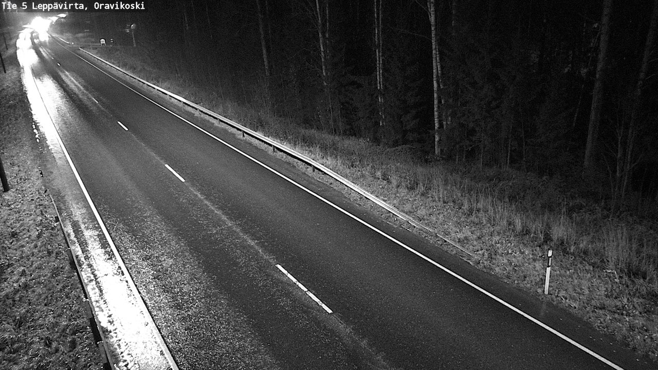 Weather Camera Image Väg 5 Leppävirta, Oravikoski, Leppävirta, Pohjois-Savo
