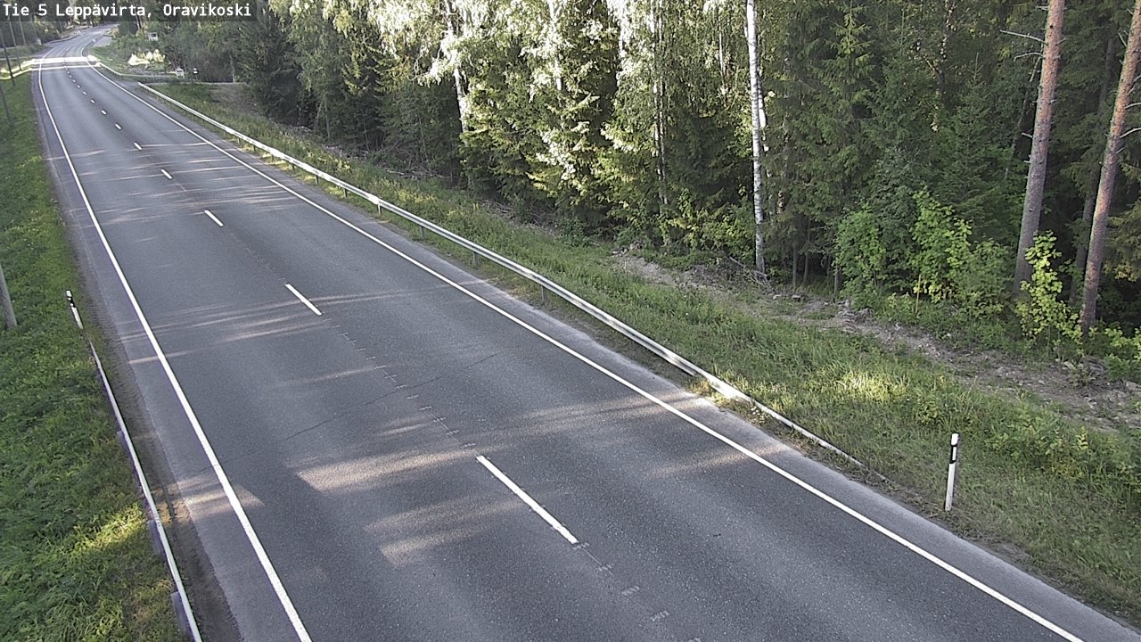 Kelikamerat Kuva Tie 5 Leppävirta, Oravikoski, Leppävirta, Pohjois-Savo