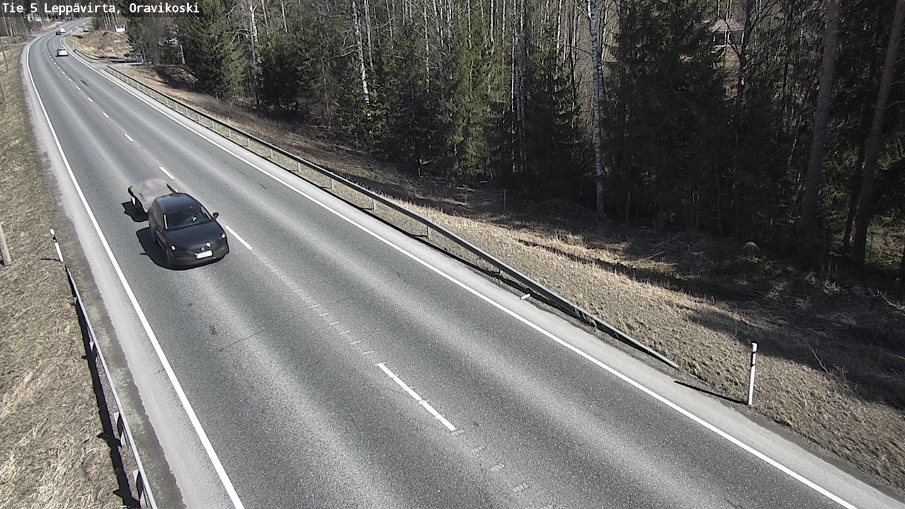 Weather Camera Image Road 5 Leppävirta, Oravikoski, Leppävirta, Pohjois-Savo