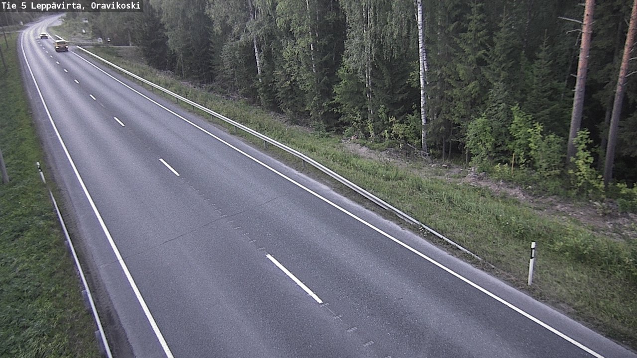 Kelikamerat Kuva Tie 5 Leppävirta, Oravikoski, Leppävirta, Pohjois-Savo