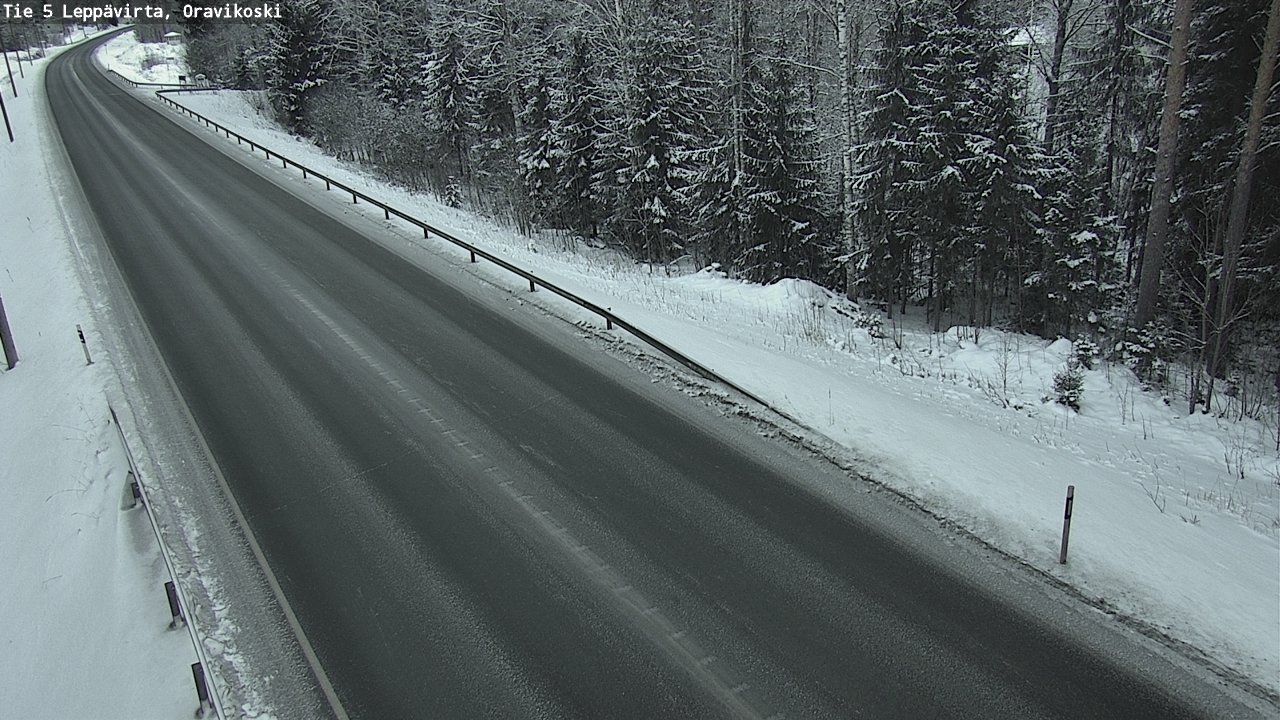 Kelikamerat Kuva Tie 5 Leppävirta, Oravikoski, Leppävirta, Pohjois-Savo