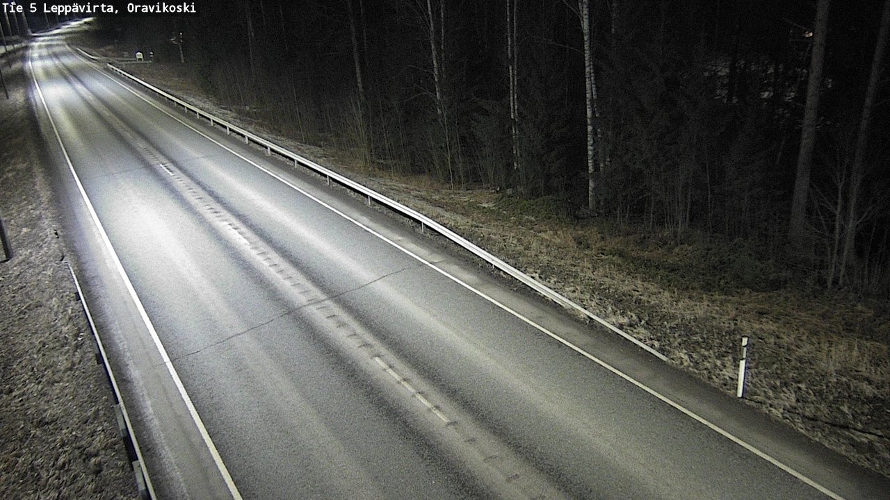 Kelikamerat Kuva Tie 5 Leppävirta, Oravikoski, Leppävirta, Pohjois-Savo