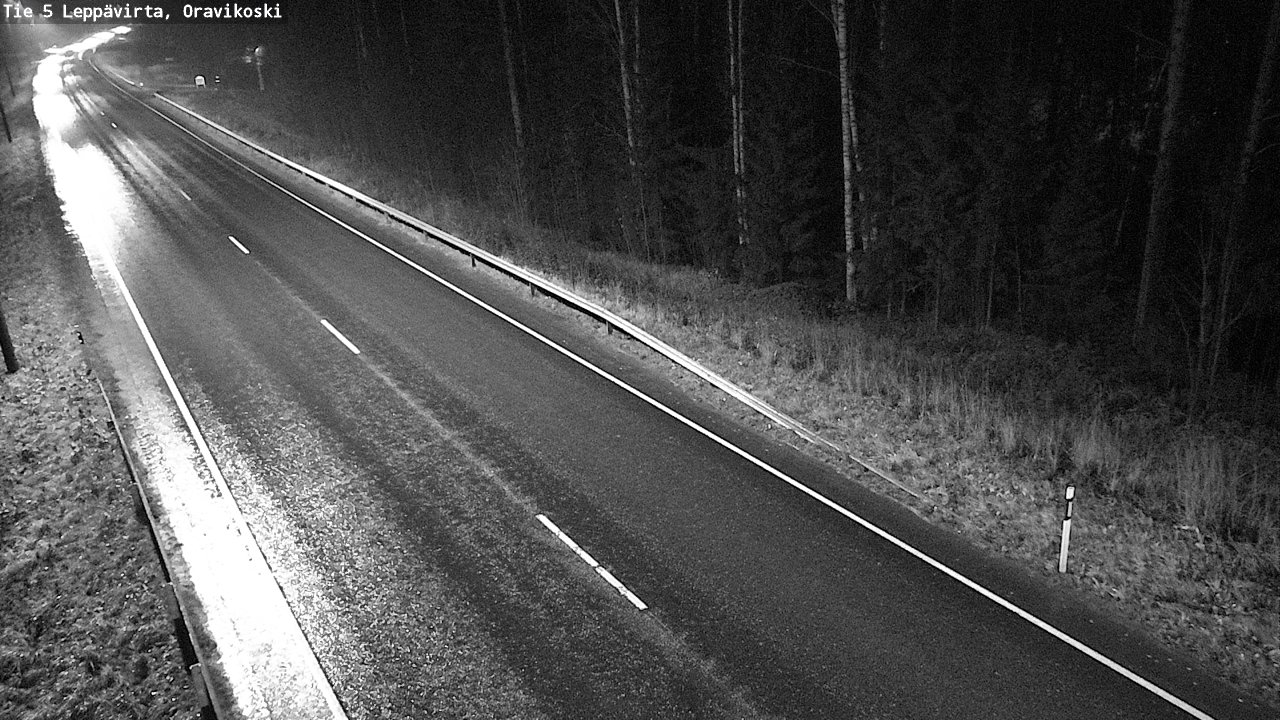Weather Camera Image Road 5 Leppävirta, Oravikoski, Leppävirta, Pohjois-Savo
