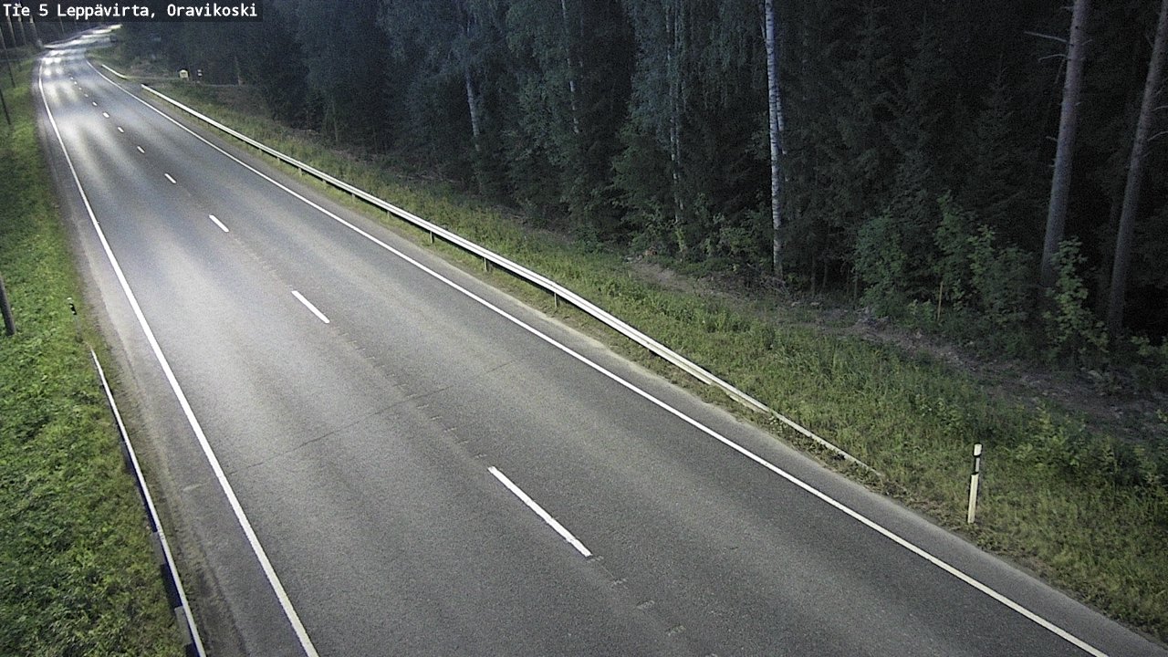 Kelikamerat Kuva Tie 5 Leppävirta, Oravikoski, Leppävirta, Pohjois-Savo