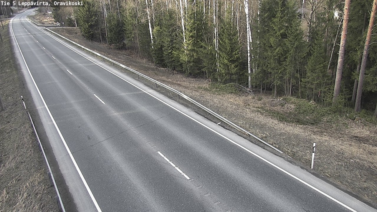 Kelikamerat Kuva Tie 5 Leppävirta, Oravikoski, Leppävirta, Pohjois-Savo
