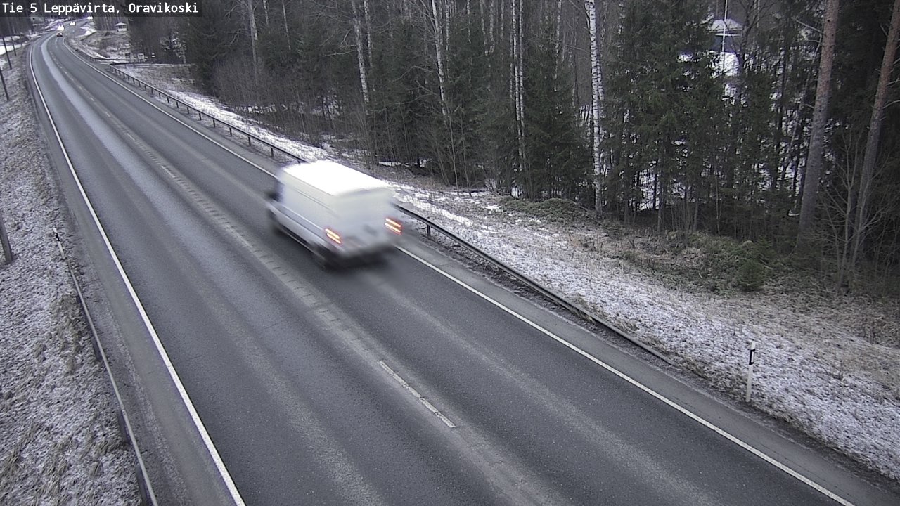 Kelikamerat Kuva Tie 5 Leppävirta, Oravikoski, Leppävirta, Pohjois-Savo