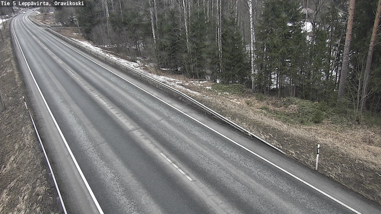 Kelikamerat Kuva Tie 5 Leppävirta, Oravikoski, Leppävirta, Pohjois-Savo