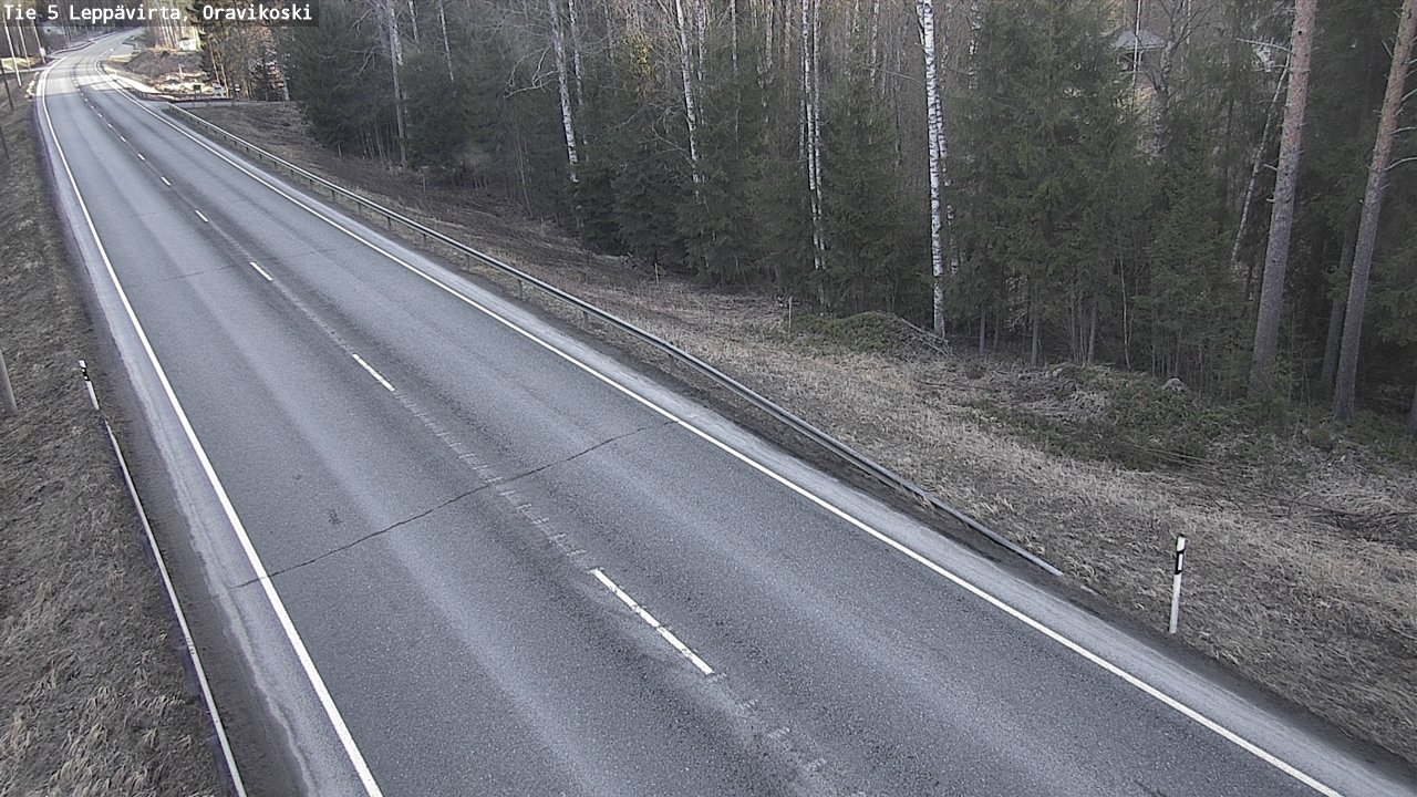 Kelikamerat Kuva Tie 5 Leppävirta, Oravikoski, Leppävirta, Pohjois-Savo