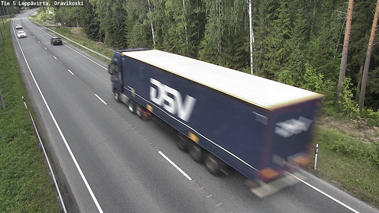 Kelikamerat Kuva Tie 5 Leppävirta, Oravikoski, Leppävirta, Pohjois-Savo