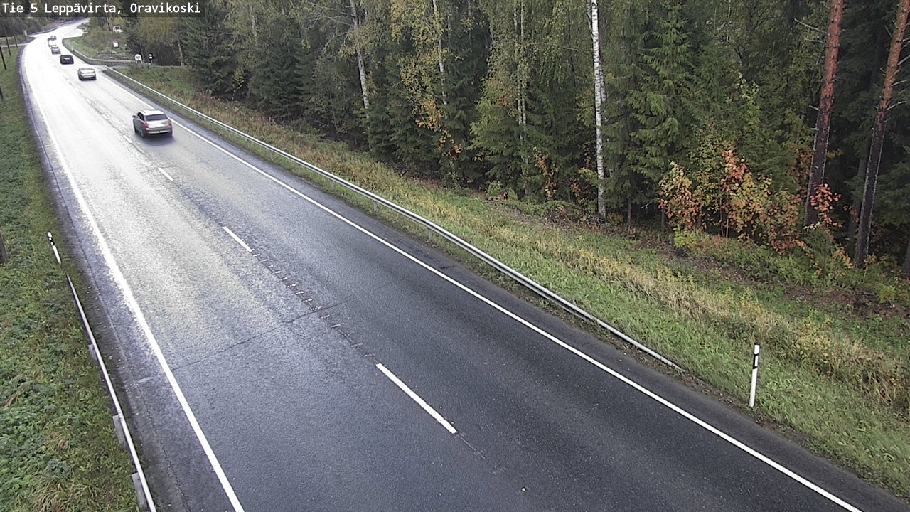 Kelikamerat Kuva Tie 5 Leppävirta, Oravikoski, Leppävirta, Pohjois-Savo
