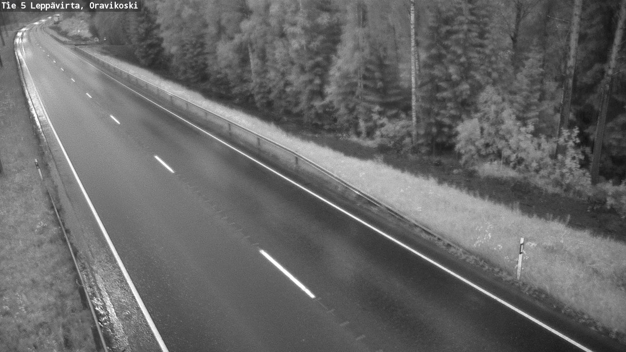 Weather Camera Image Road 5 Leppävirta, Oravikoski, Leppävirta, Pohjois-Savo