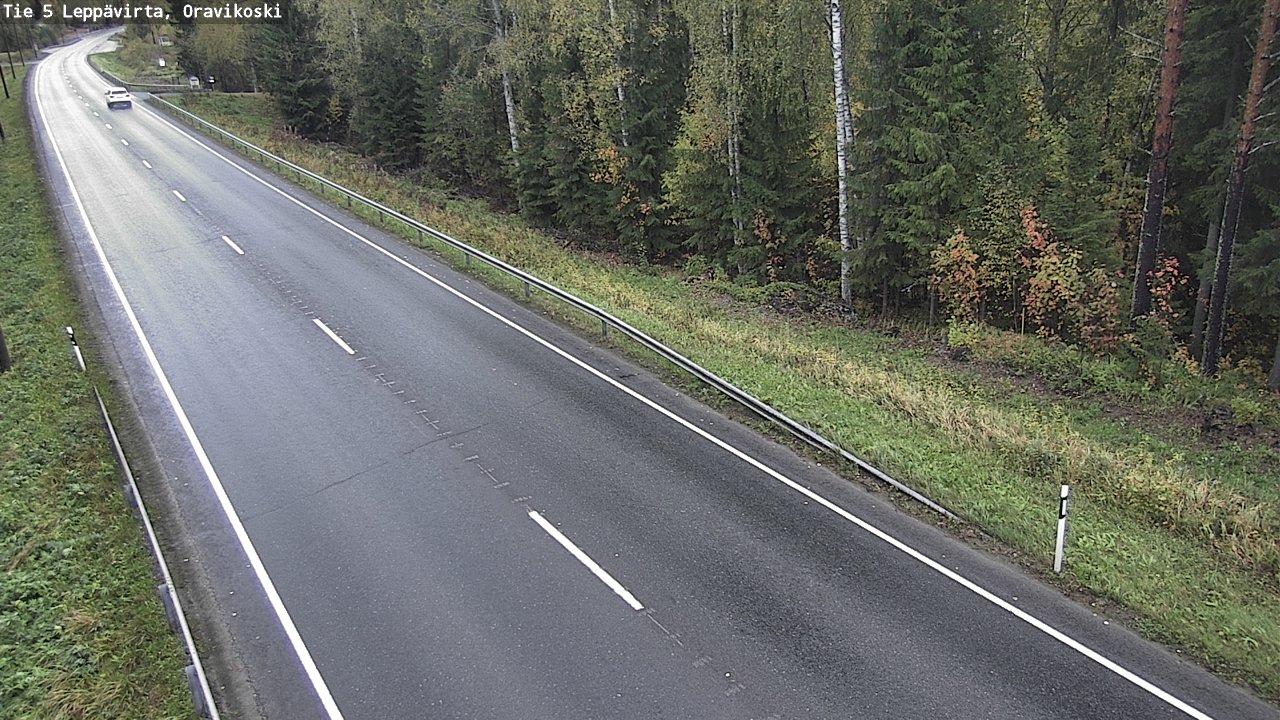Kelikamerat Kuva Tie 5 Leppävirta, Oravikoski, Leppävirta, Pohjois-Savo