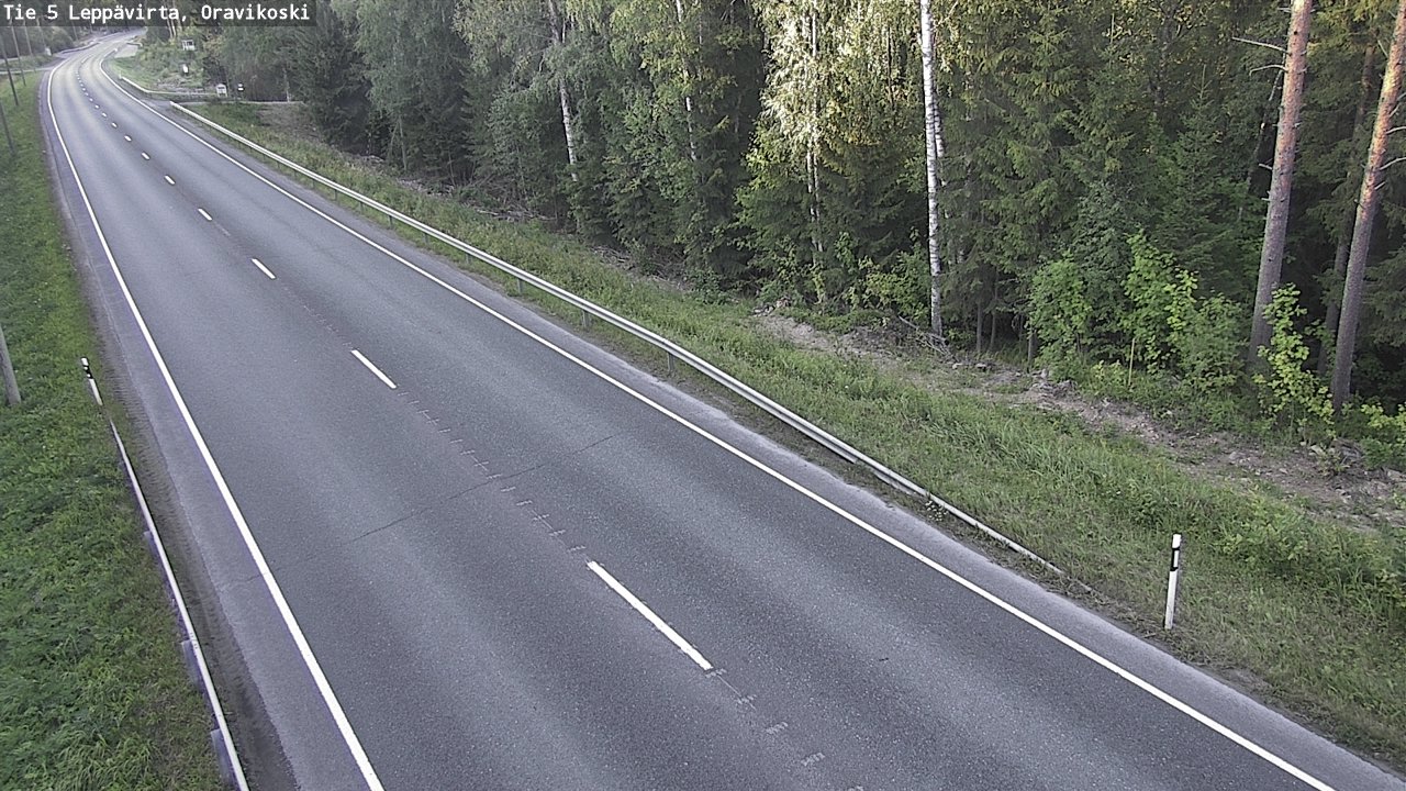 Kelikamerat Kuva Tie 5 Leppävirta, Oravikoski, Leppävirta, Pohjois-Savo