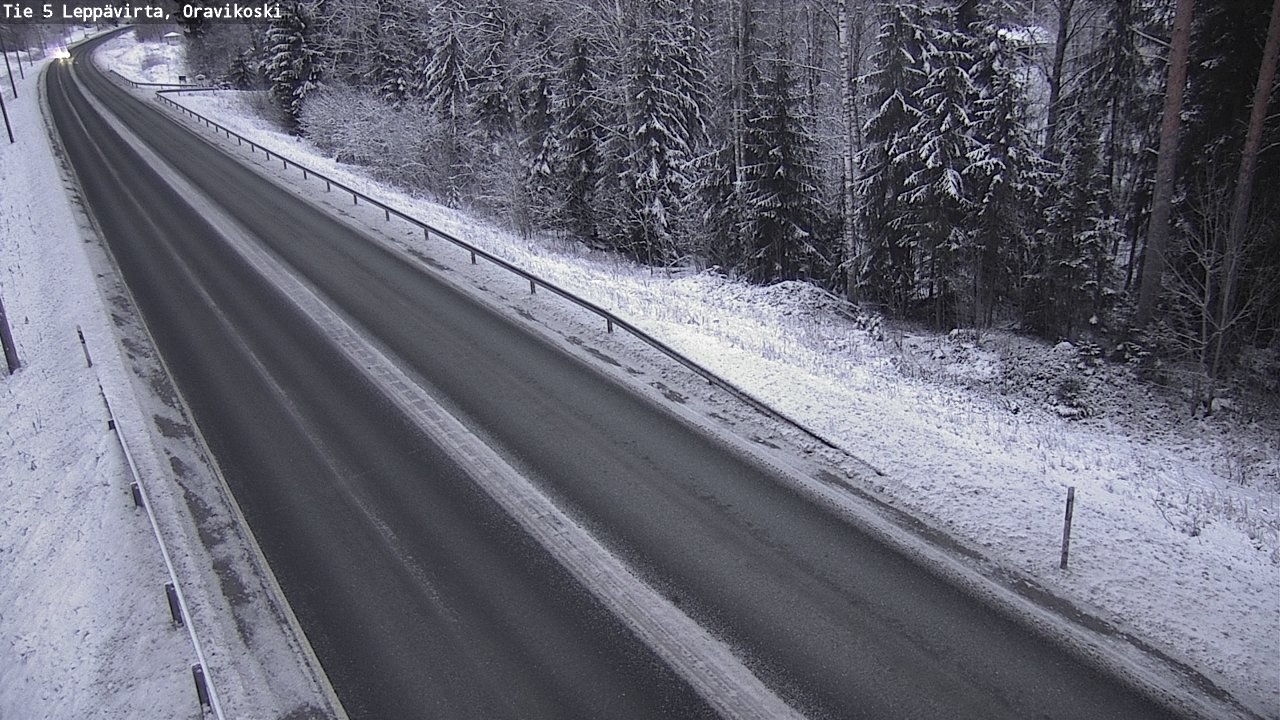 Kelikamerat Kuva Tie 5 Leppävirta, Oravikoski, Leppävirta, Pohjois-Savo