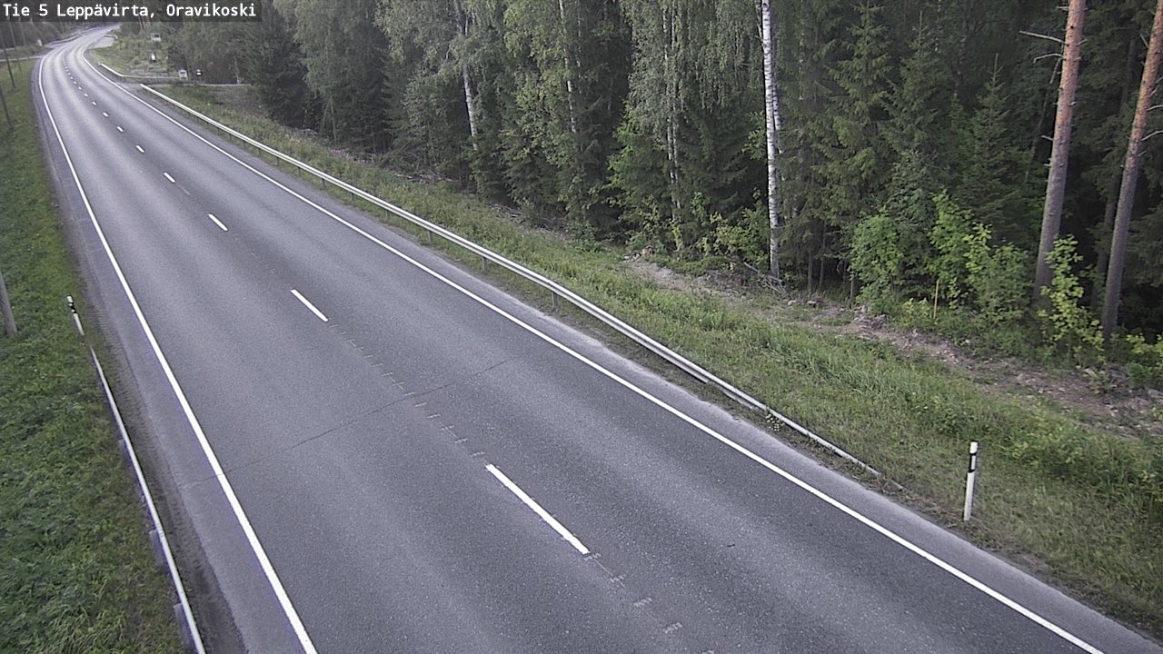 Kelikamerat Kuva Tie 5 Leppävirta, Oravikoski, Leppävirta, Pohjois-Savo