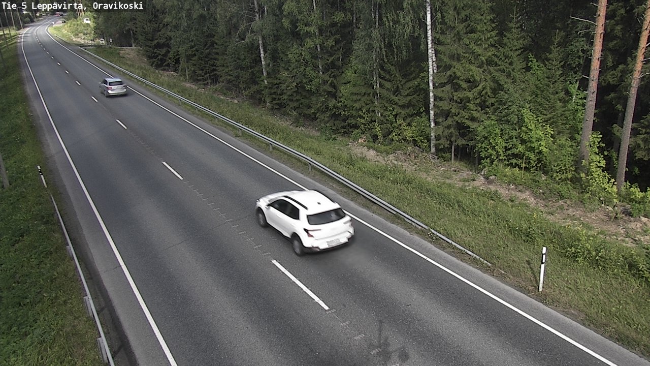 Kelikamerat Kuva Tie 5 Leppävirta, Oravikoski, Leppävirta, Pohjois-Savo