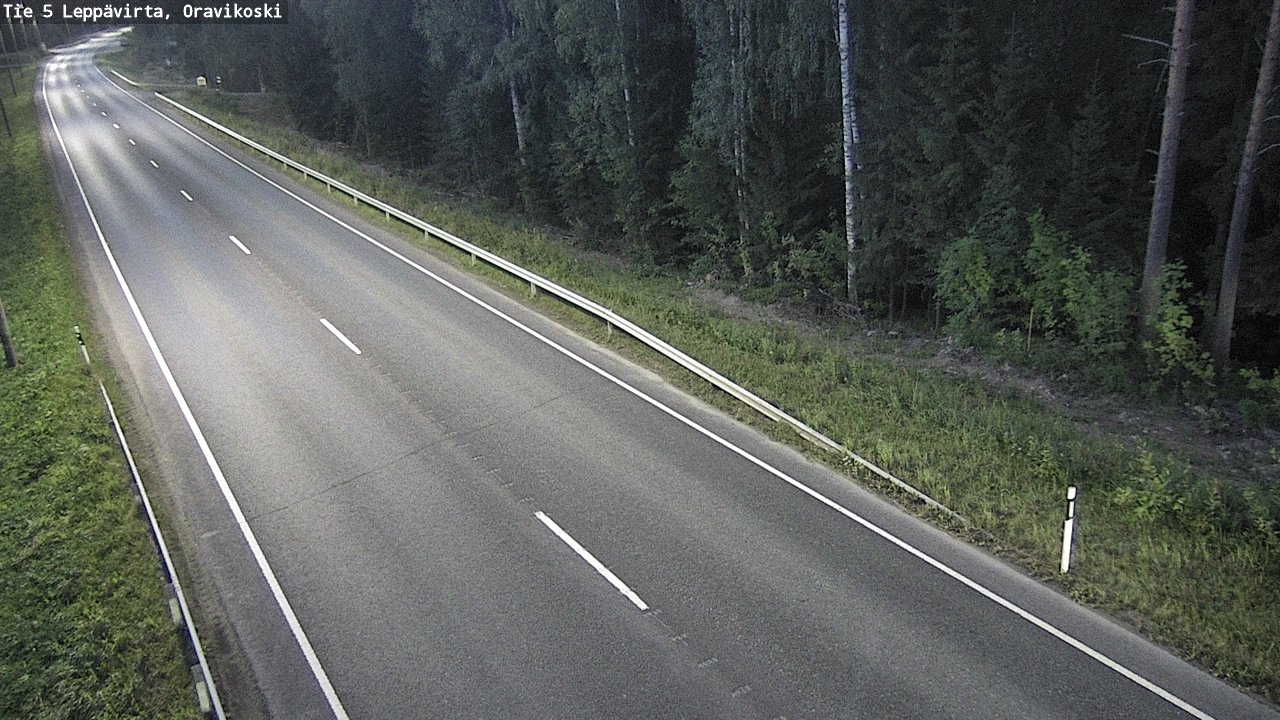 Kelikamerat Kuva Tie 5 Leppävirta, Oravikoski, Leppävirta, Pohjois-Savo