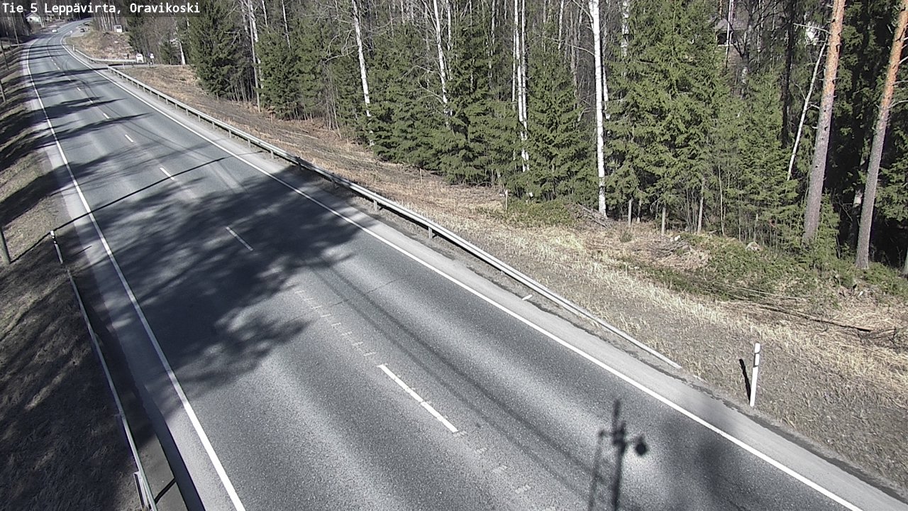 Kelikamerat Kuva Tie 5 Leppävirta, Oravikoski, Leppävirta, Pohjois-Savo
