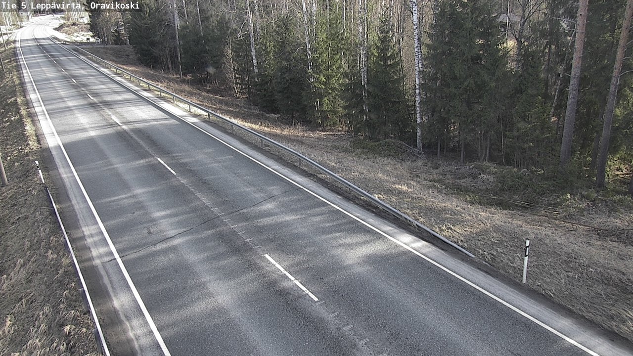 Kelikamerat Kuva Tie 5 Leppävirta, Oravikoski, Leppävirta, Pohjois-Savo