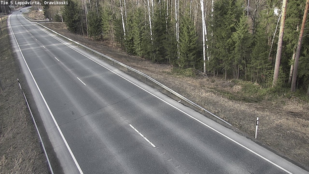 Kelikamerat Kuva Tie 5 Leppävirta, Oravikoski, Leppävirta, Pohjois-Savo
