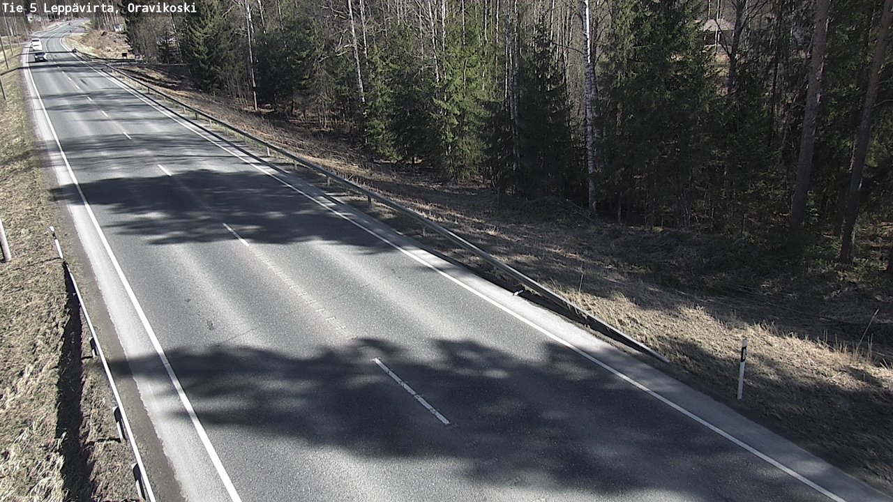 Weather Camera Image Road 5 Leppävirta, Oravikoski, Leppävirta, Pohjois-Savo