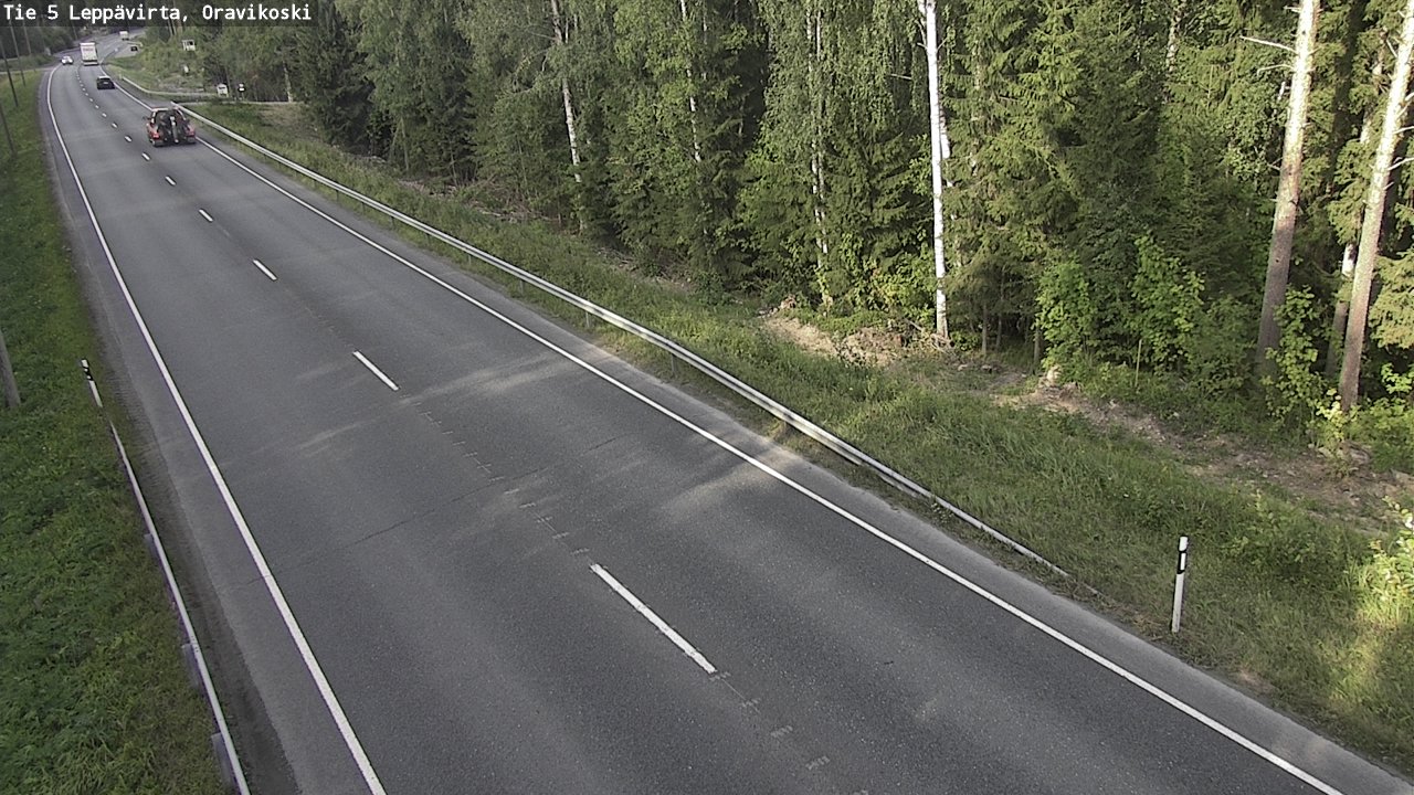 Kelikamerat Kuva Tie 5 Leppävirta, Oravikoski, Leppävirta, Pohjois-Savo