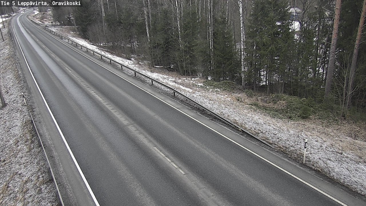 Kelikamerat Kuva Tie 5 Leppävirta, Oravikoski, Leppävirta, Pohjois-Savo