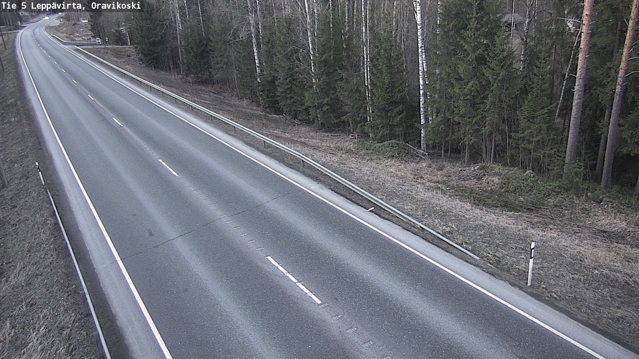 Kelikamerat Kuva Tie 5 Leppävirta, Oravikoski, Leppävirta, Pohjois-Savo