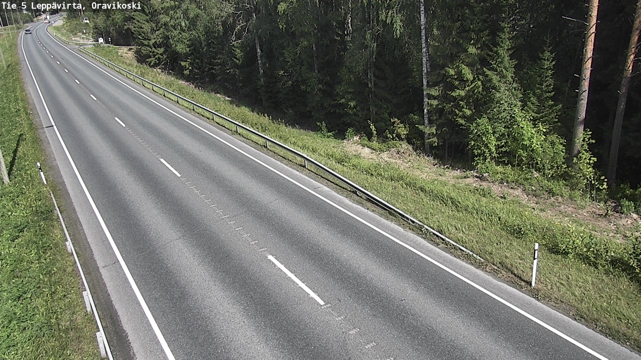 Kelikamerat Kuva Tie 5 Leppävirta, Oravikoski, Leppävirta, Pohjois-Savo
